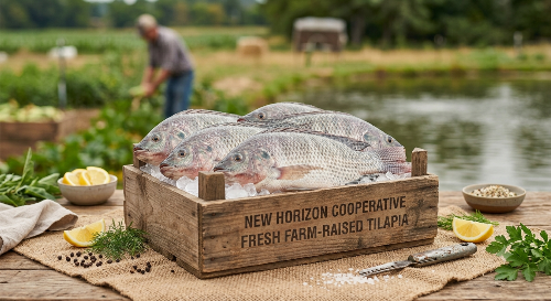 Fresh Farm-Raised Tilapia